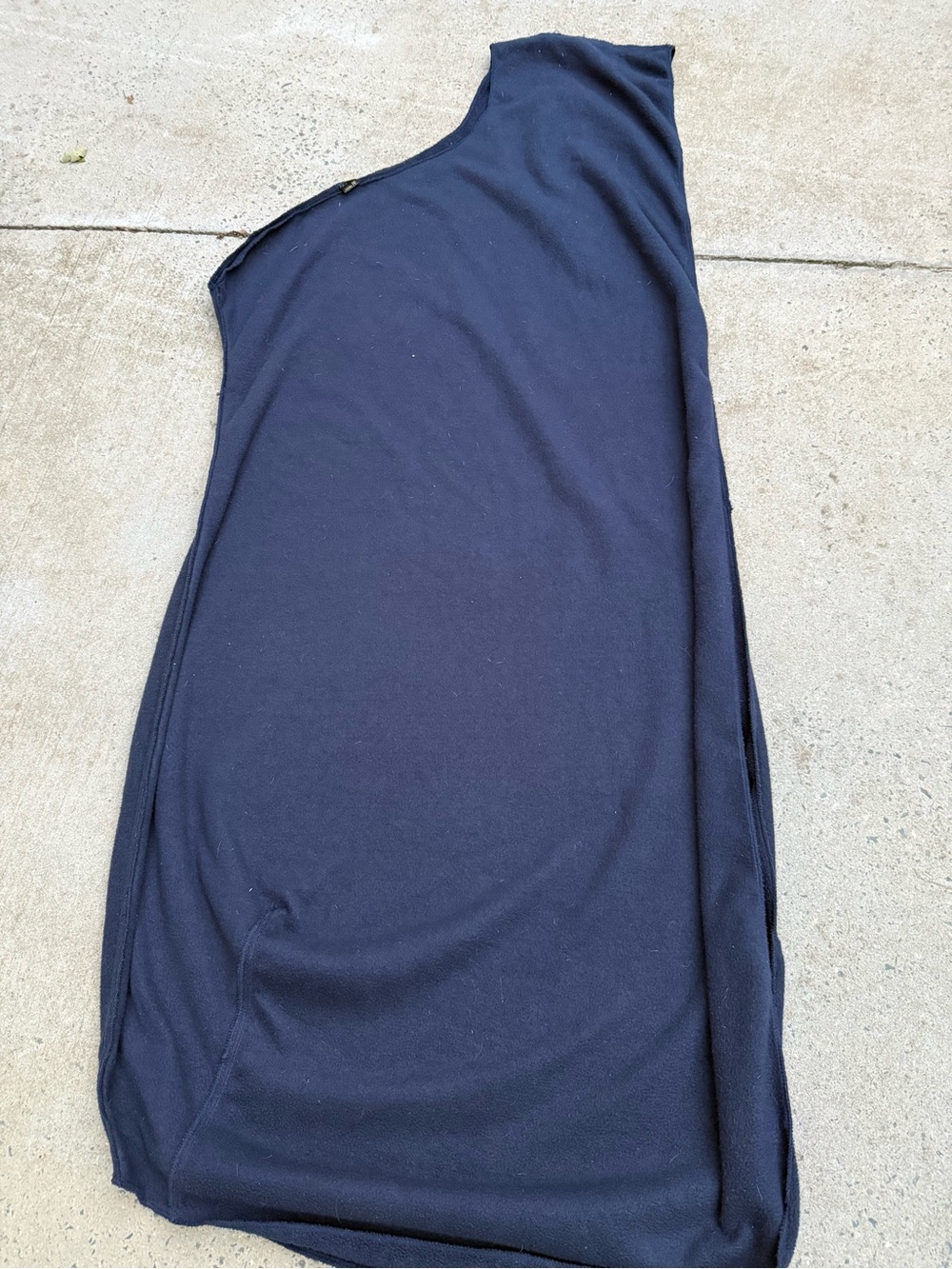 Horse size 76 fleece lined Navy Blanket LINER closed front chest